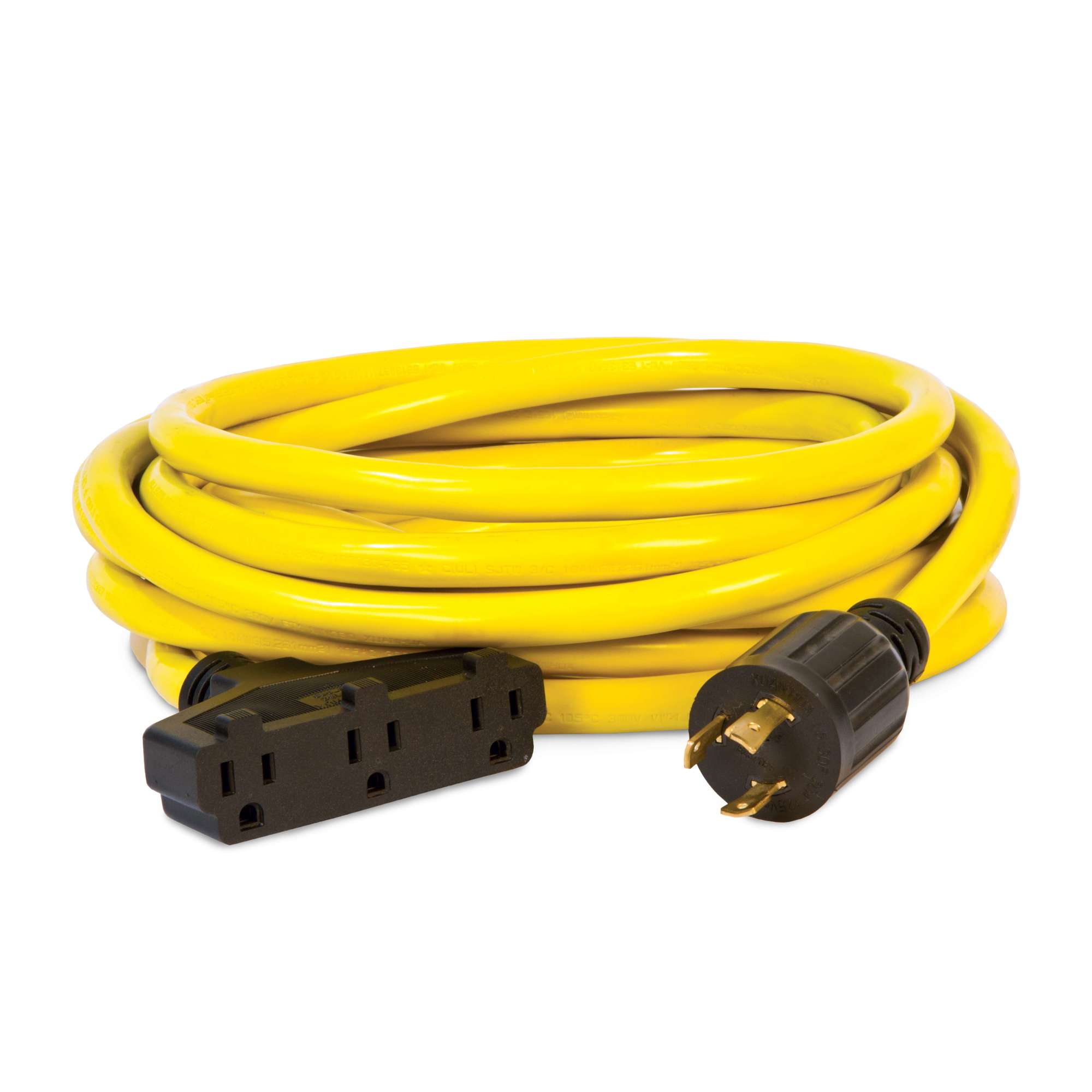 Champion Power Equipment, 25ft. Generator Cord L5-30P to 3qty 5-15R, Amps 30 Cord Length 300 ft, Max. Volts 250 Model# 48034